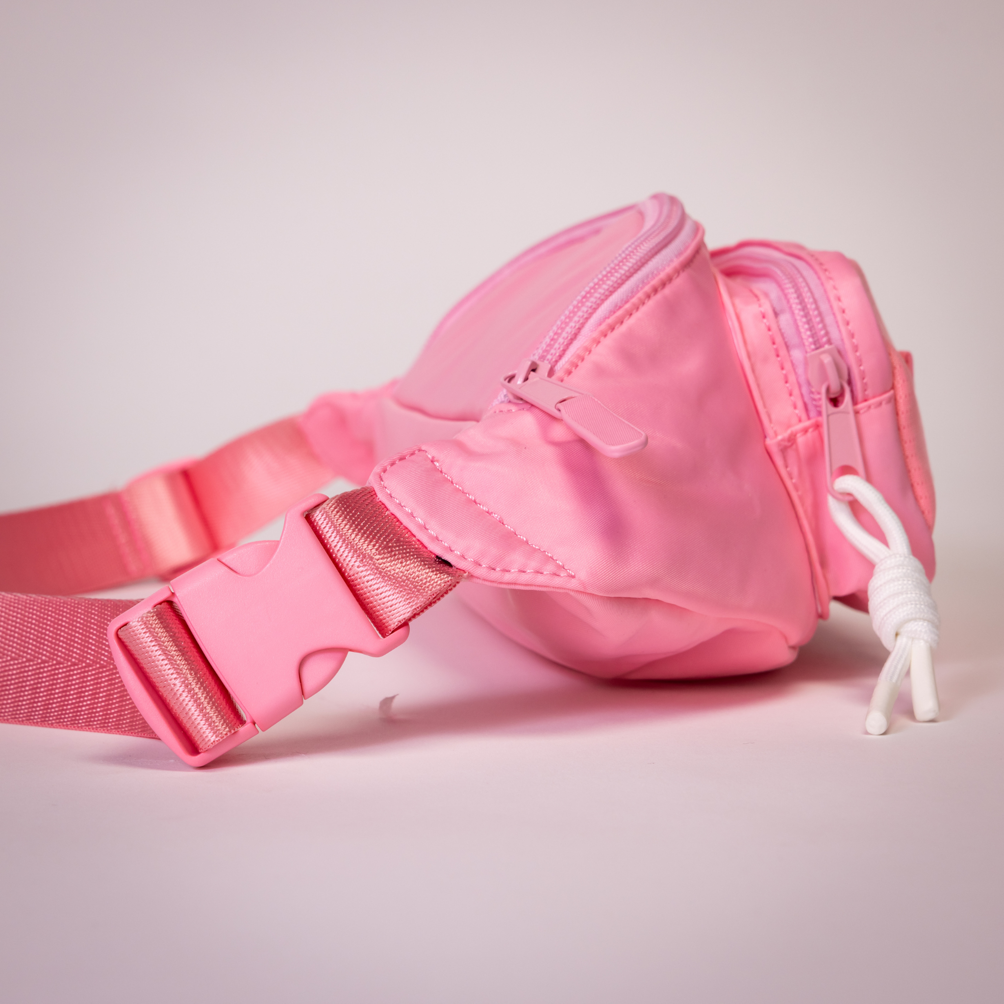 Frickin Fanny Pack - Pink w/White String