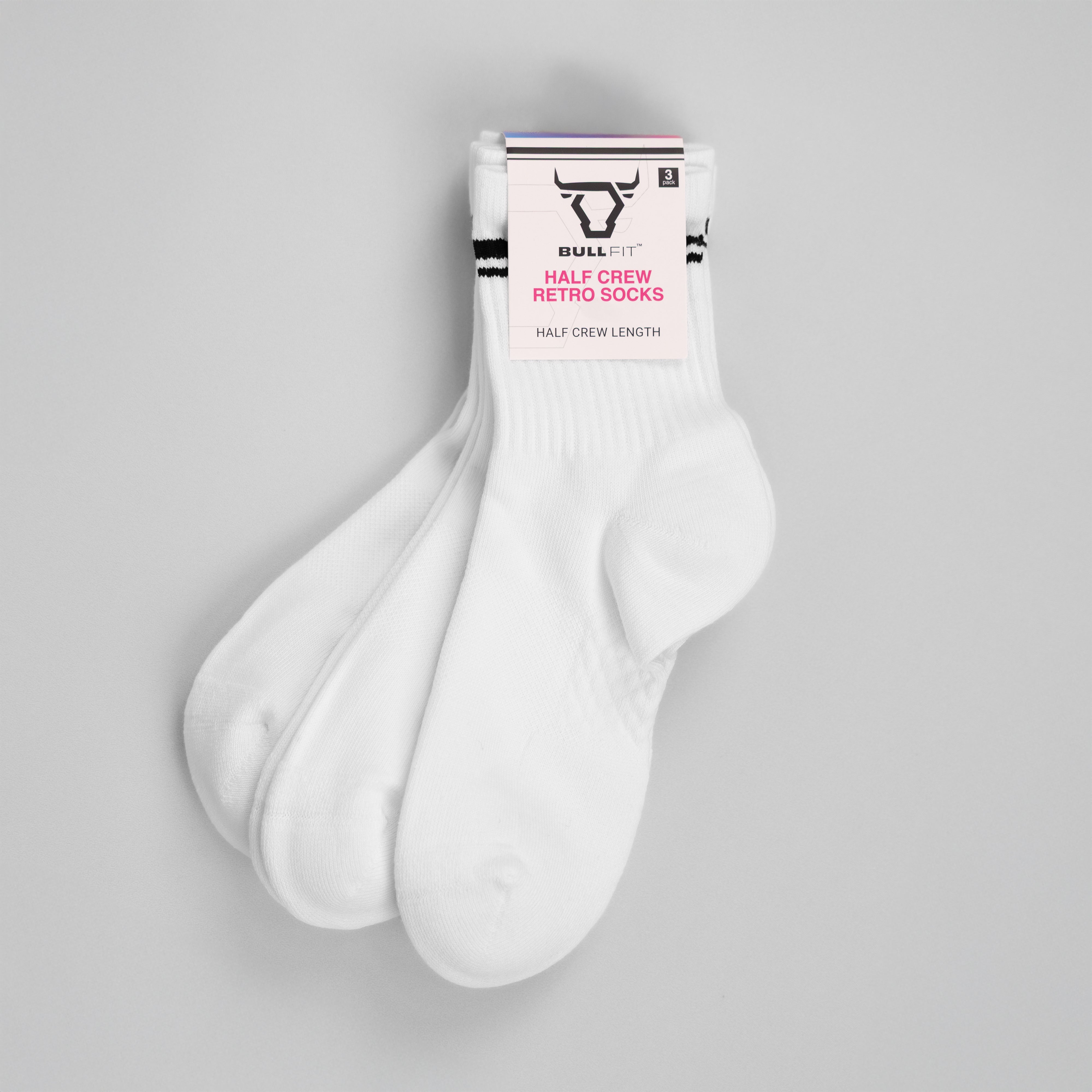 Half-Crew Retro Socks (3-Pack)