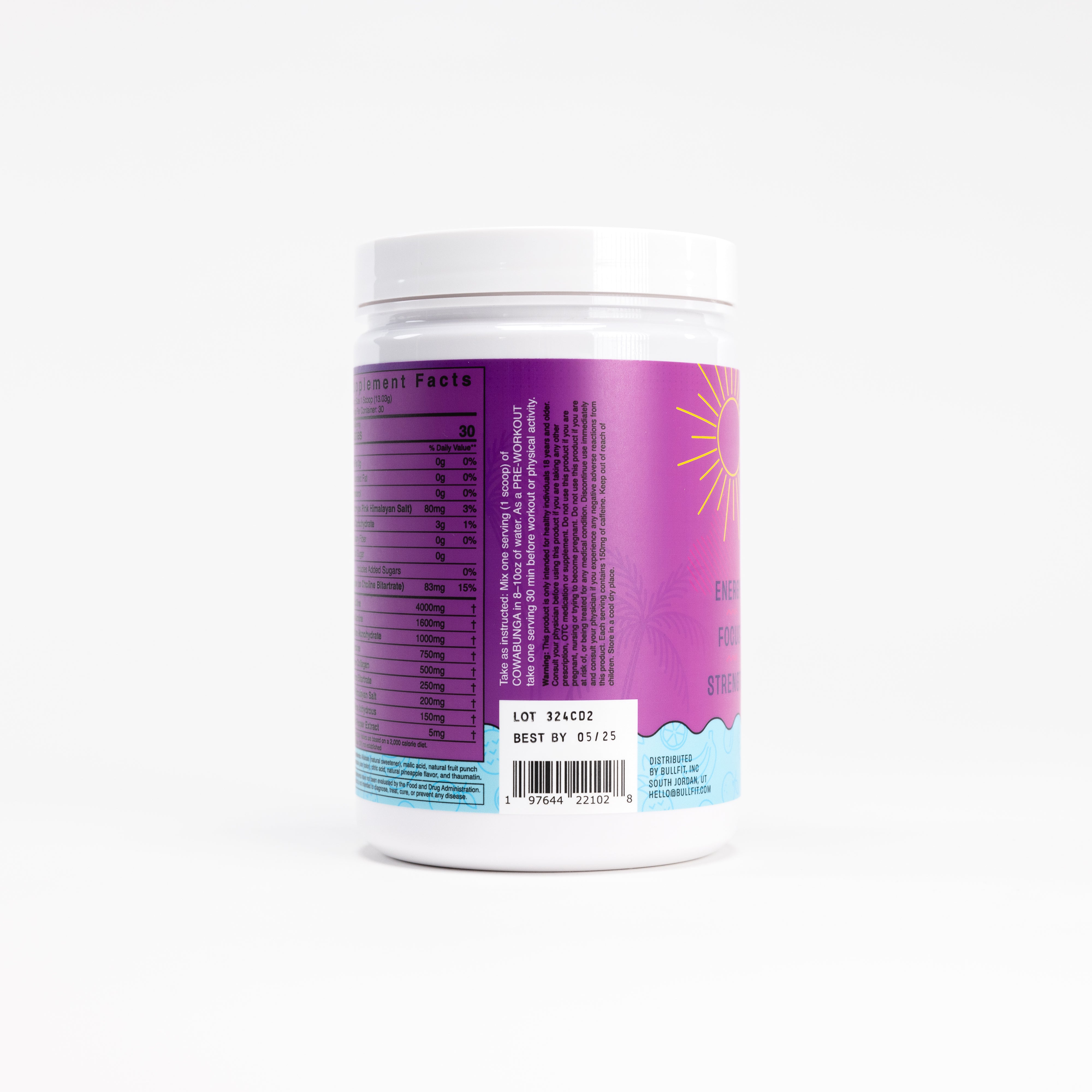 Cowabunga Daily Pick Me Up Pre-Workout