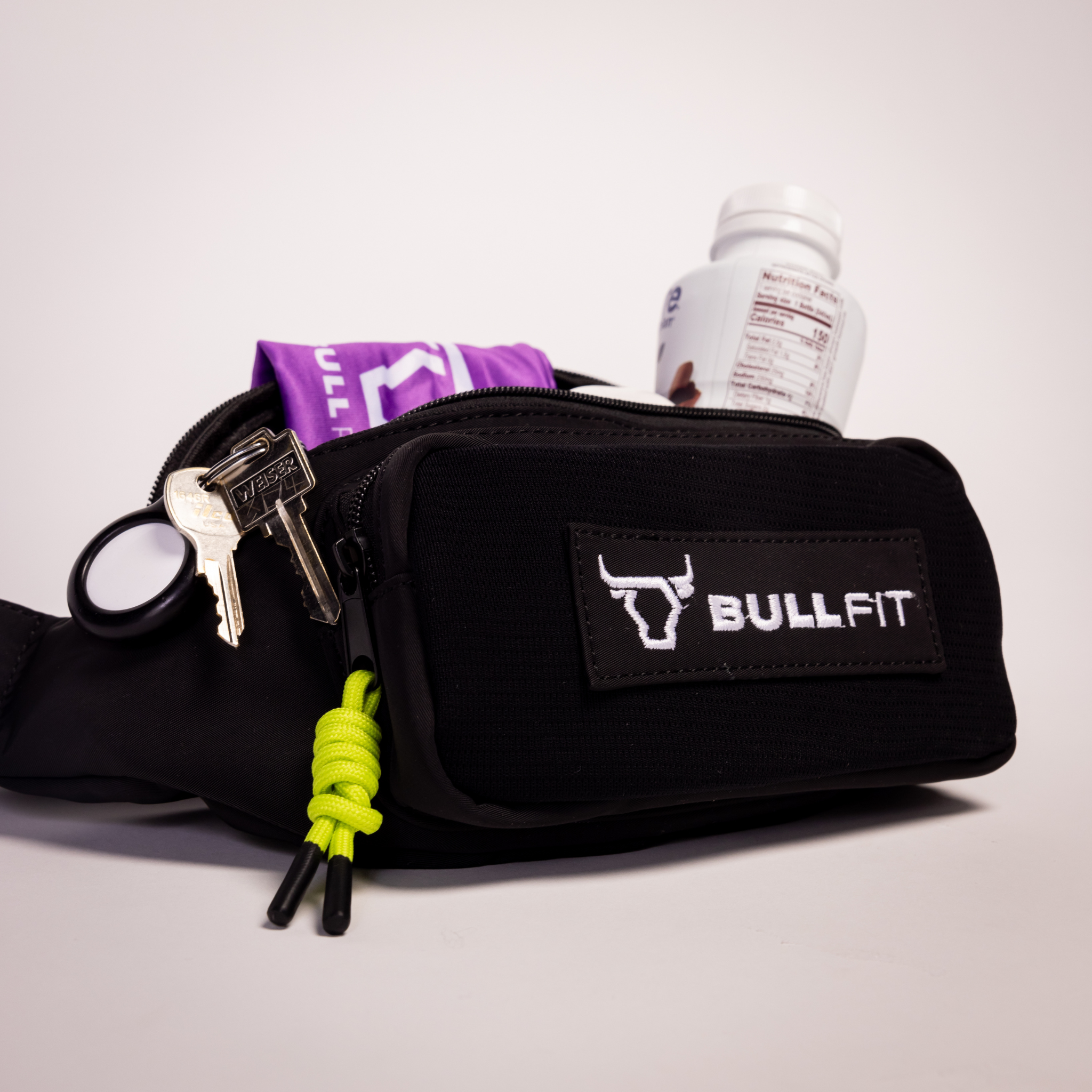 Frickin Fanny Pack - Black w/Lime Green