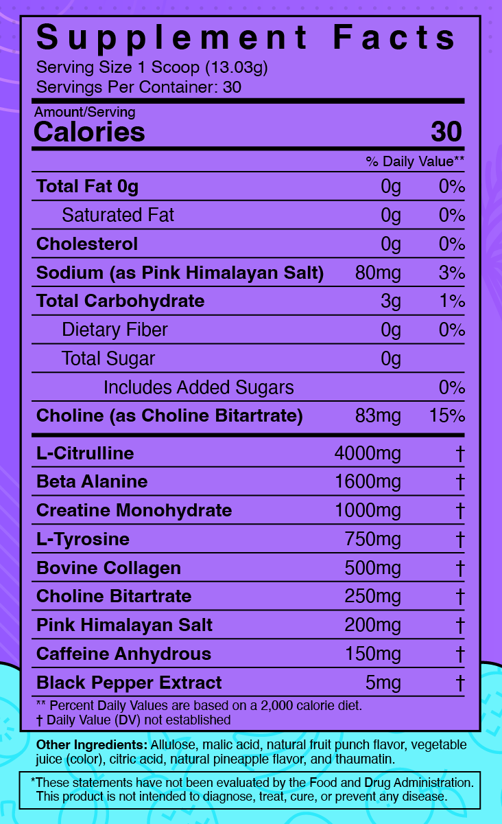 Cowabunga Daily Pick Me Up Pre-Workout