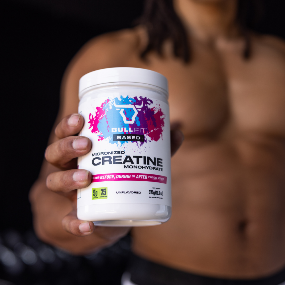 Pure Creatine Monohydrate | 5g Per Scoop, Unflavored | BullFit