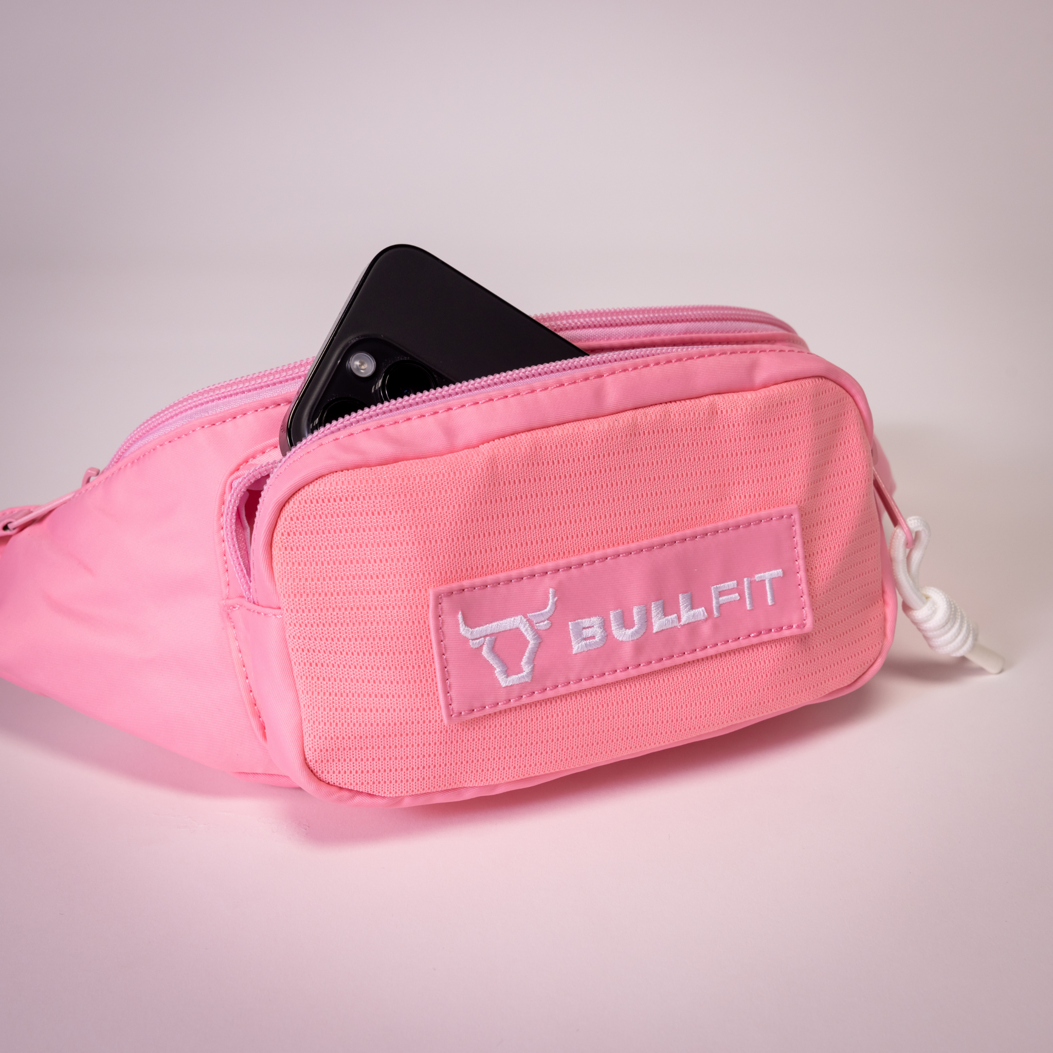 Frickin Fanny Pack - Pink w/White String