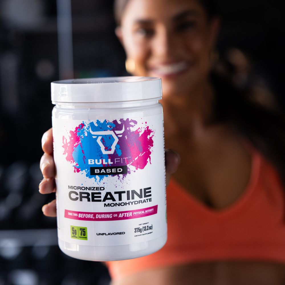 Pure Creatine Monohydrate | 5g Per Scoop, Unflavored | BullFit
