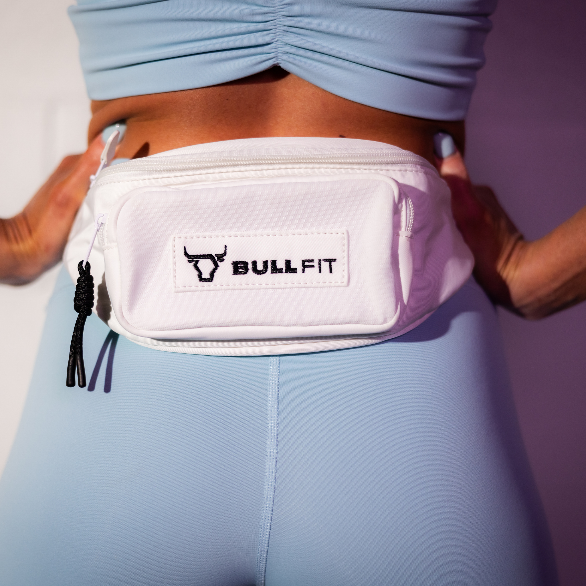 Frickin Fanny Pack - White w/Black String