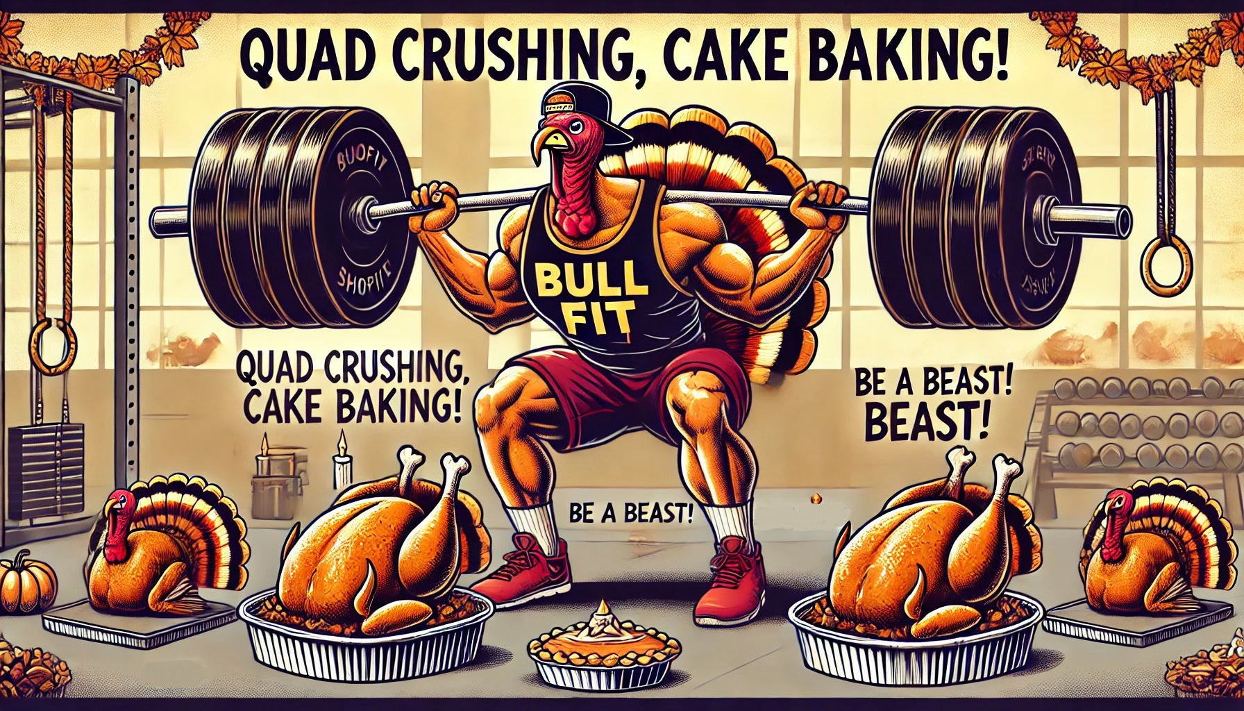 BullFit Quad Crushing, Cake Baking, Leg Day Routine