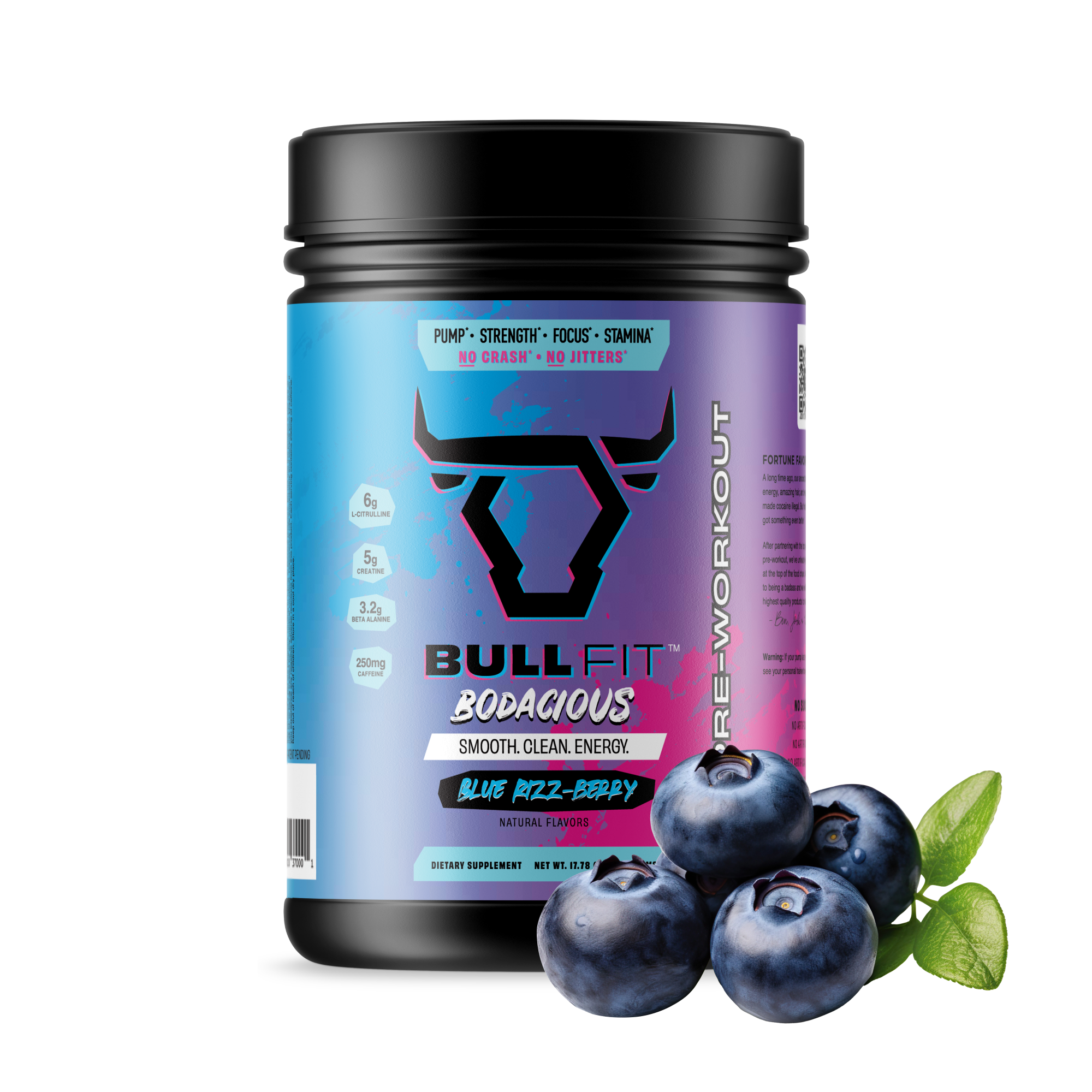 Bodacious Pre-Workout (Blue Rizz-berry)