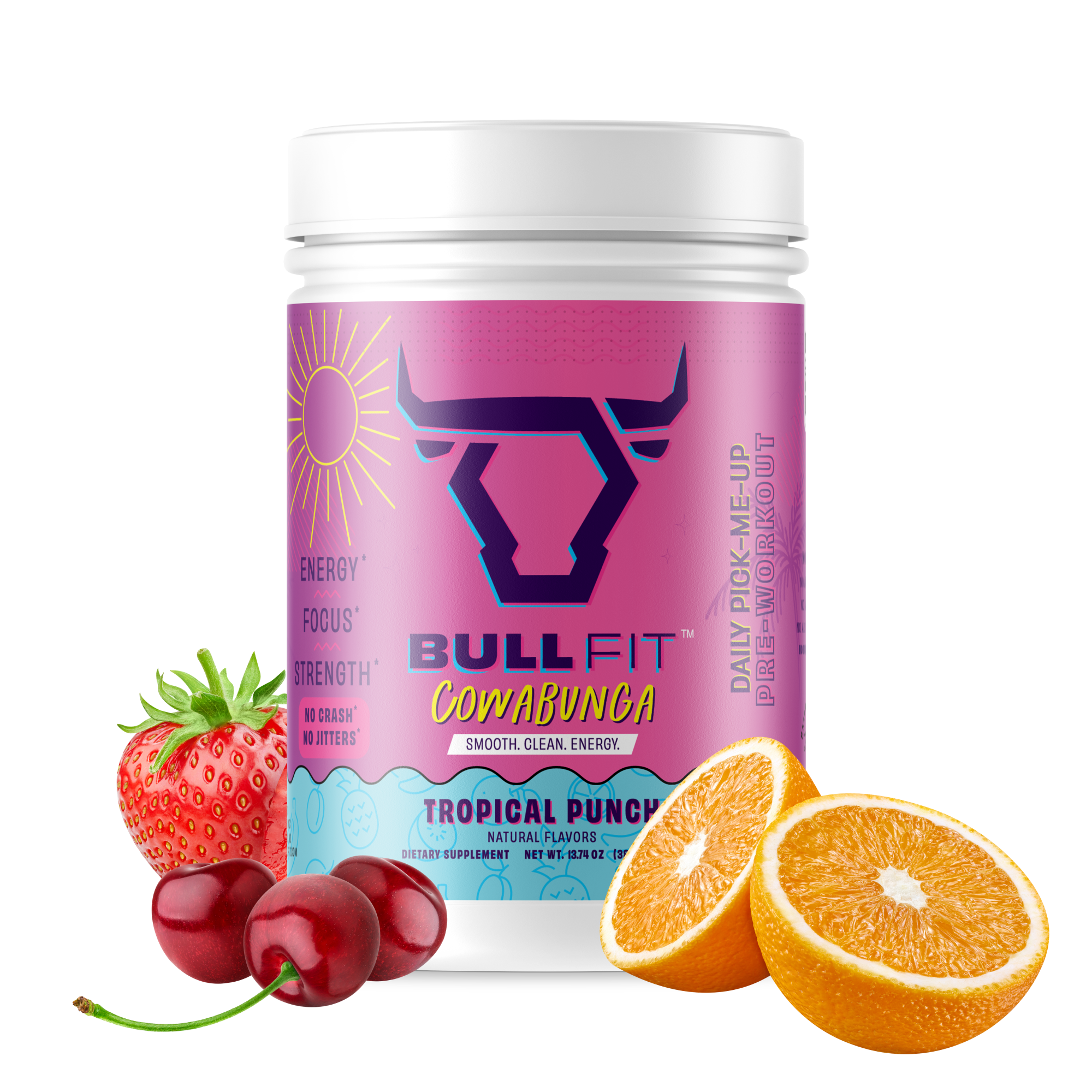 Cowabunga Daily Pick Me Up Pre-Workout (Tropical Punch)
