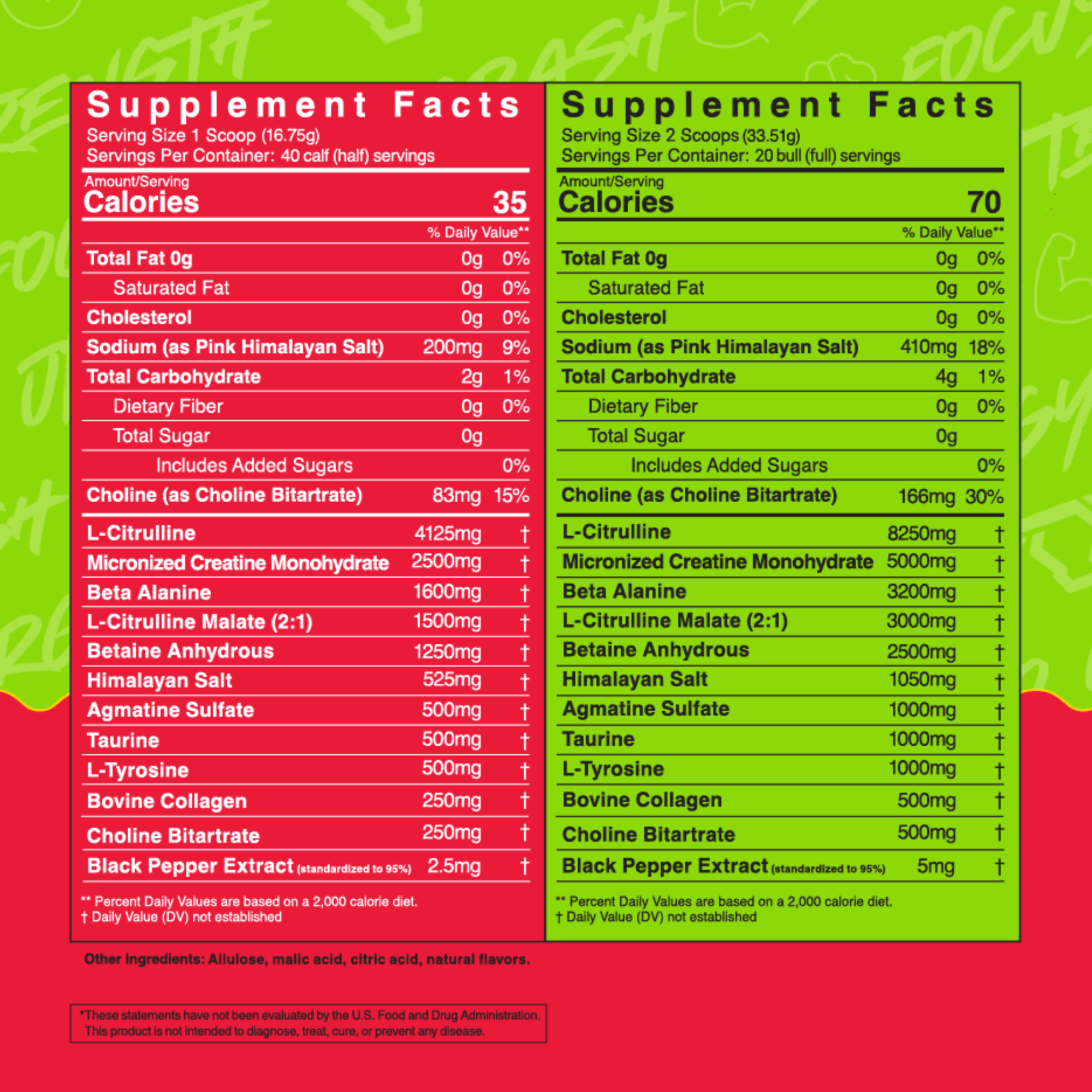De-Calf Non-Stim Pre-Workout