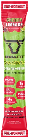 Cherry Limeade Cowabunga pre workout sample stick