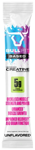 White BASED unflavored creatine monohydrate sample stick