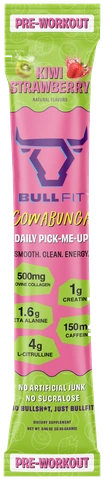 Kiwi Strawberry Cowabunga pre workout sample stick
